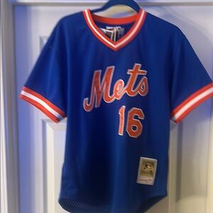 Kids Blue Mets Jersey